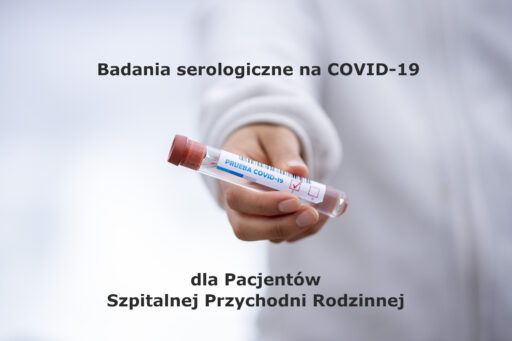 Badania na COVID-19 w dla Pacjentów Szpitalnej Przychodni Rodzinnej